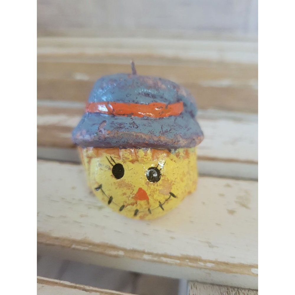 Scarecrow‎ candle vintage Easter unlimited Halloween fall prop decor